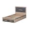 Baxton Studio Pandora Grey and Brown 2-Drawer Twin Size Storage Platform Bed 141-7960 - alternate 5